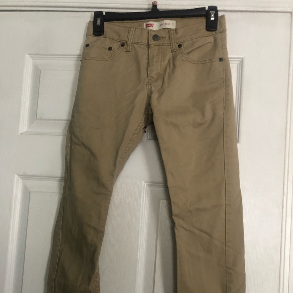 Boys Levi’s 511 slim fit khakis size 10